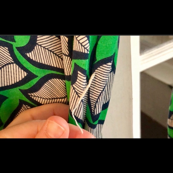 Diane Von Furstenberg Printed Shirt Dress - Picture 7 of 8